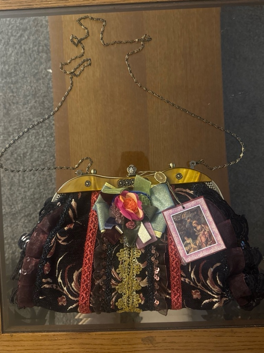 Vintage deadstock Malina fairy whimsy goth purse